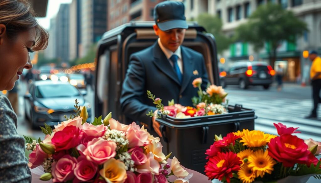 same day flower delivery process
